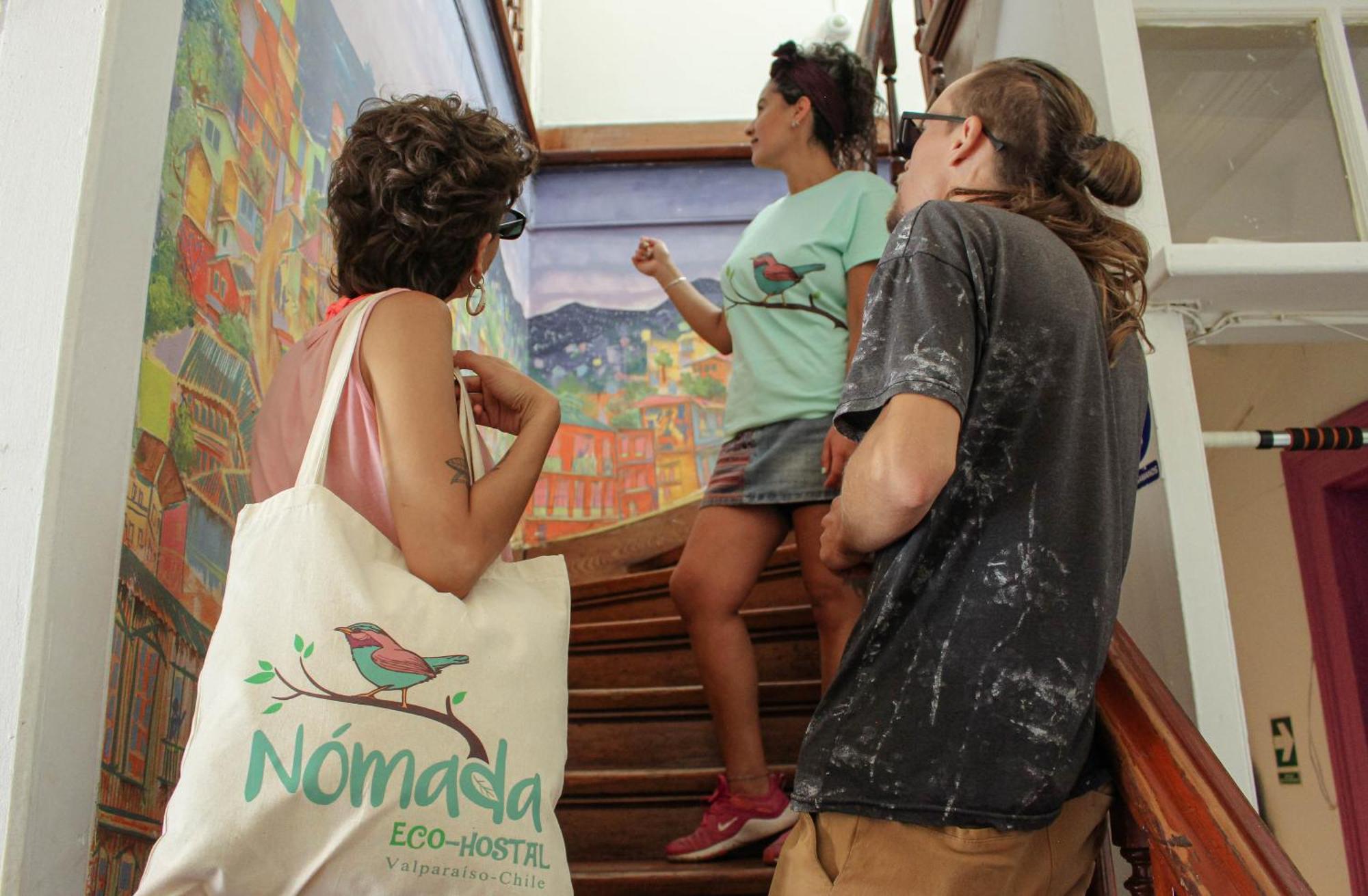 Nomada Eco-Hostal Valparaiso Bagian luar foto